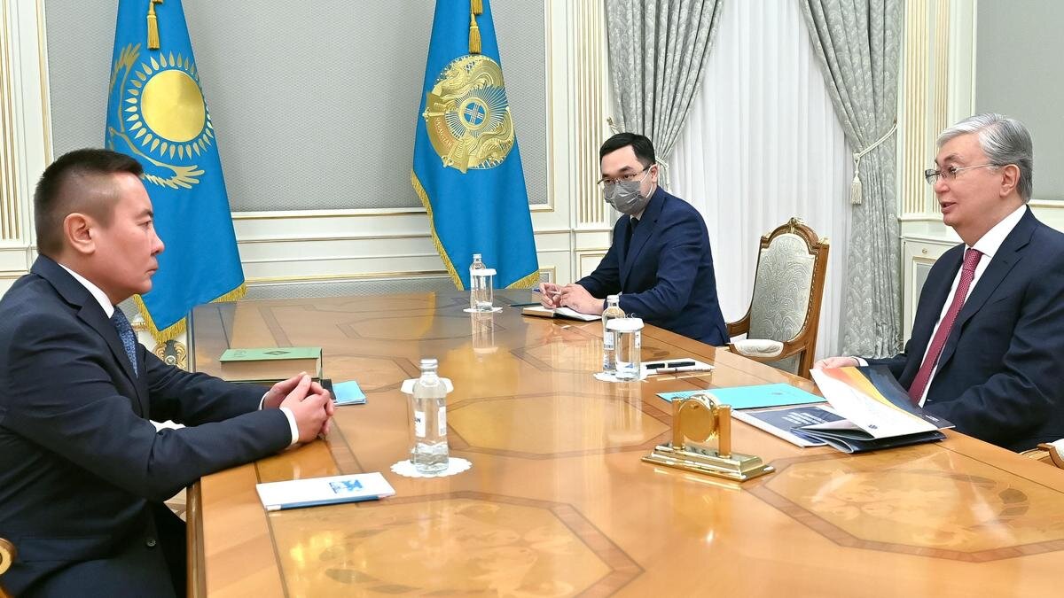    Талгат Калиев на приеме у Касым-Жомарта Токаева:Акорда
