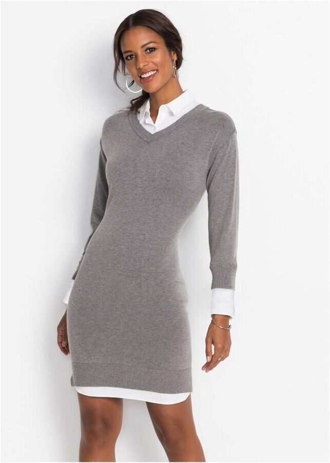 Трикотажное платье будет актуально и в холода, и прохладным летним вечером.