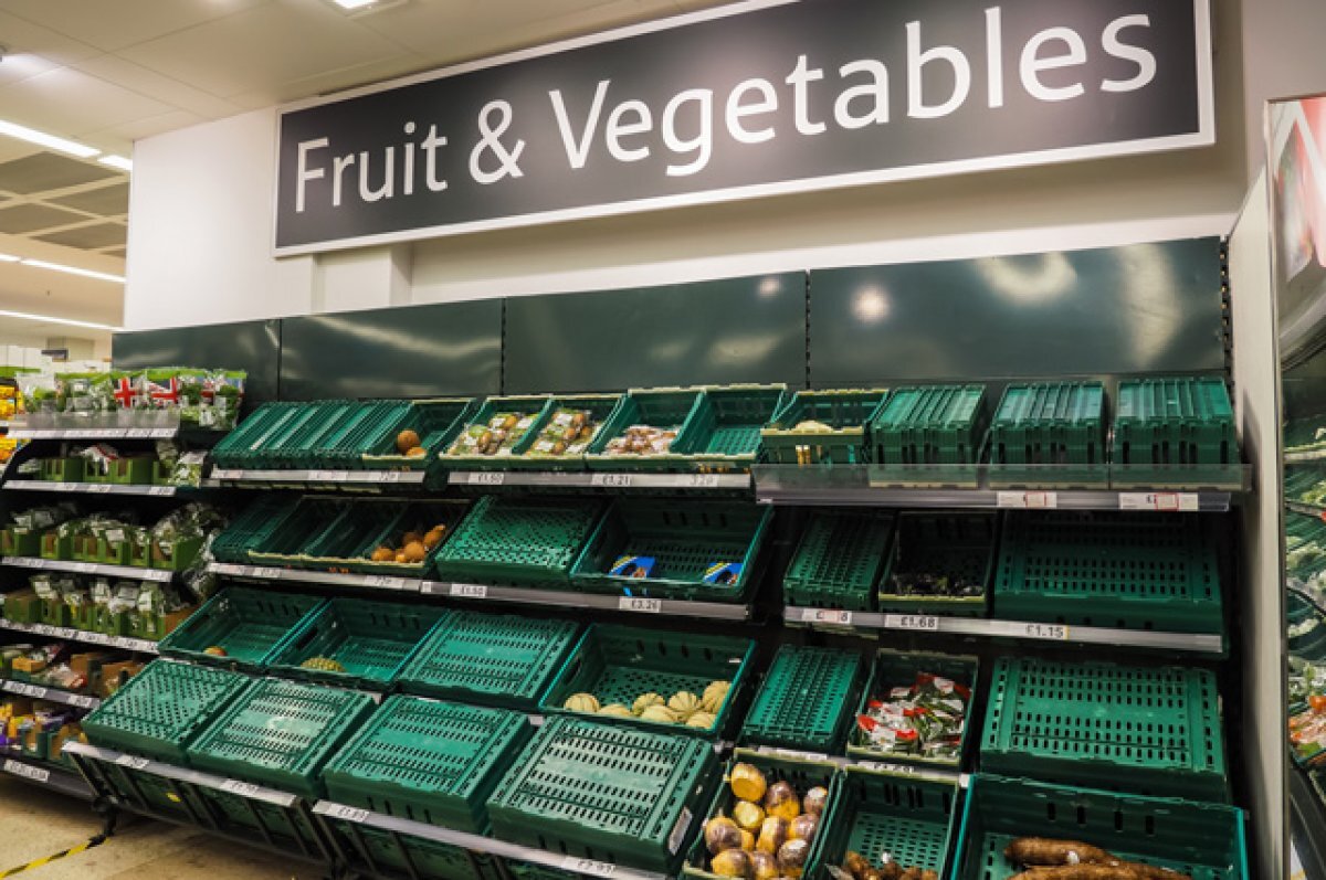    Дальше только по карточкам. Великобритания столкнулась с нехваткой овощей