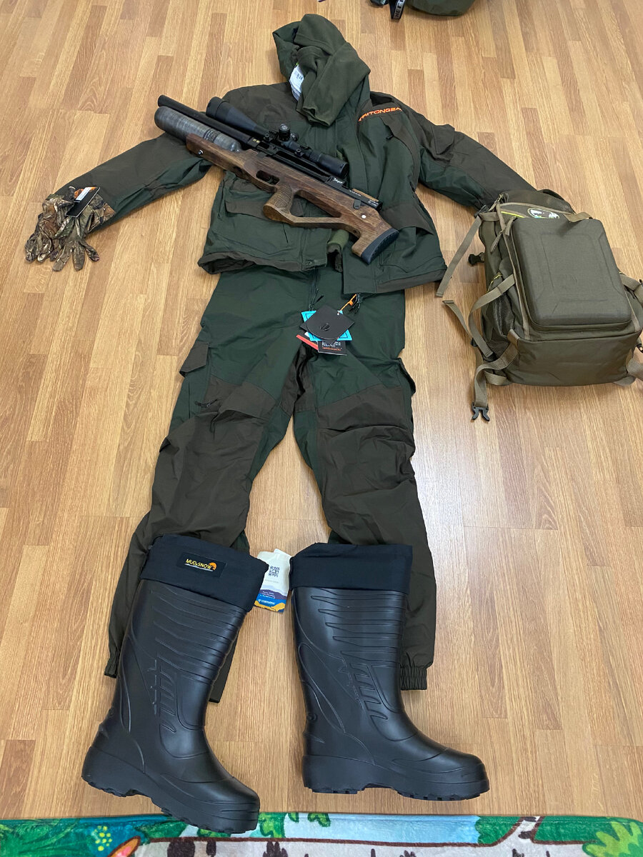 В полной экипировке чувствуешь себя прям снайпером 😉