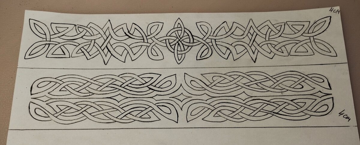 Фото автора. Эскиз для вышивки