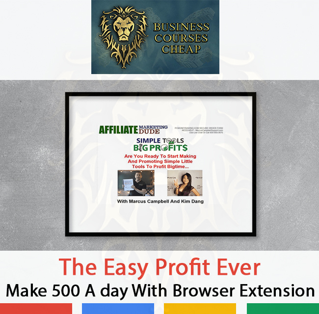 THE EASY PROFIT EVER - MAKE 500 A DAY WITH BROWSER EXTENSION  HI GUYS!
THANKS For Watching My Post! SELLING BUSINESS courses for CHEAP rates. Best Prices For The Best Courses! Any Proofs Greetings.
