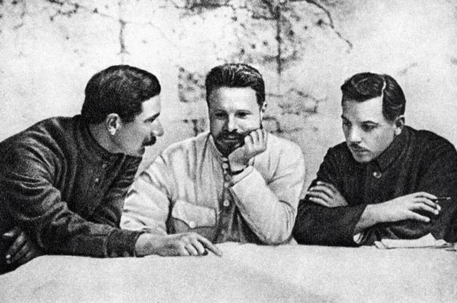 Фрунзе, Буденный, Ворошилов в 1921 году/ © РИА Новости
