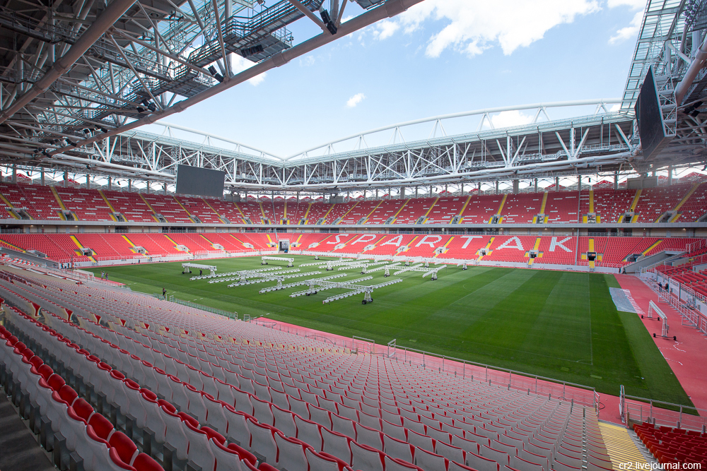 Стадион в люблине. Стадион открытие Арена Москва.
