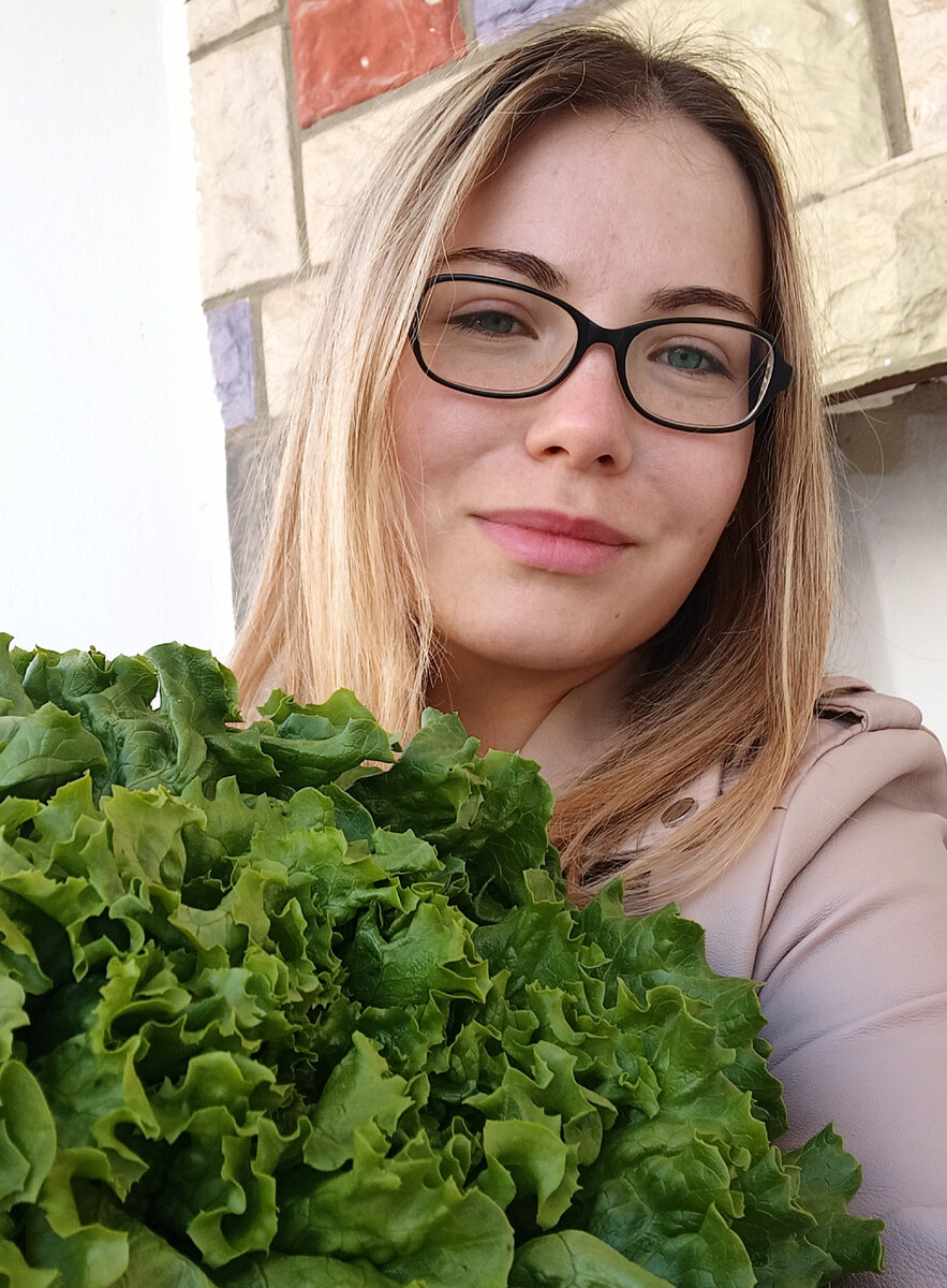 Ни дня не могу прожить без свежей зелени и салатов 