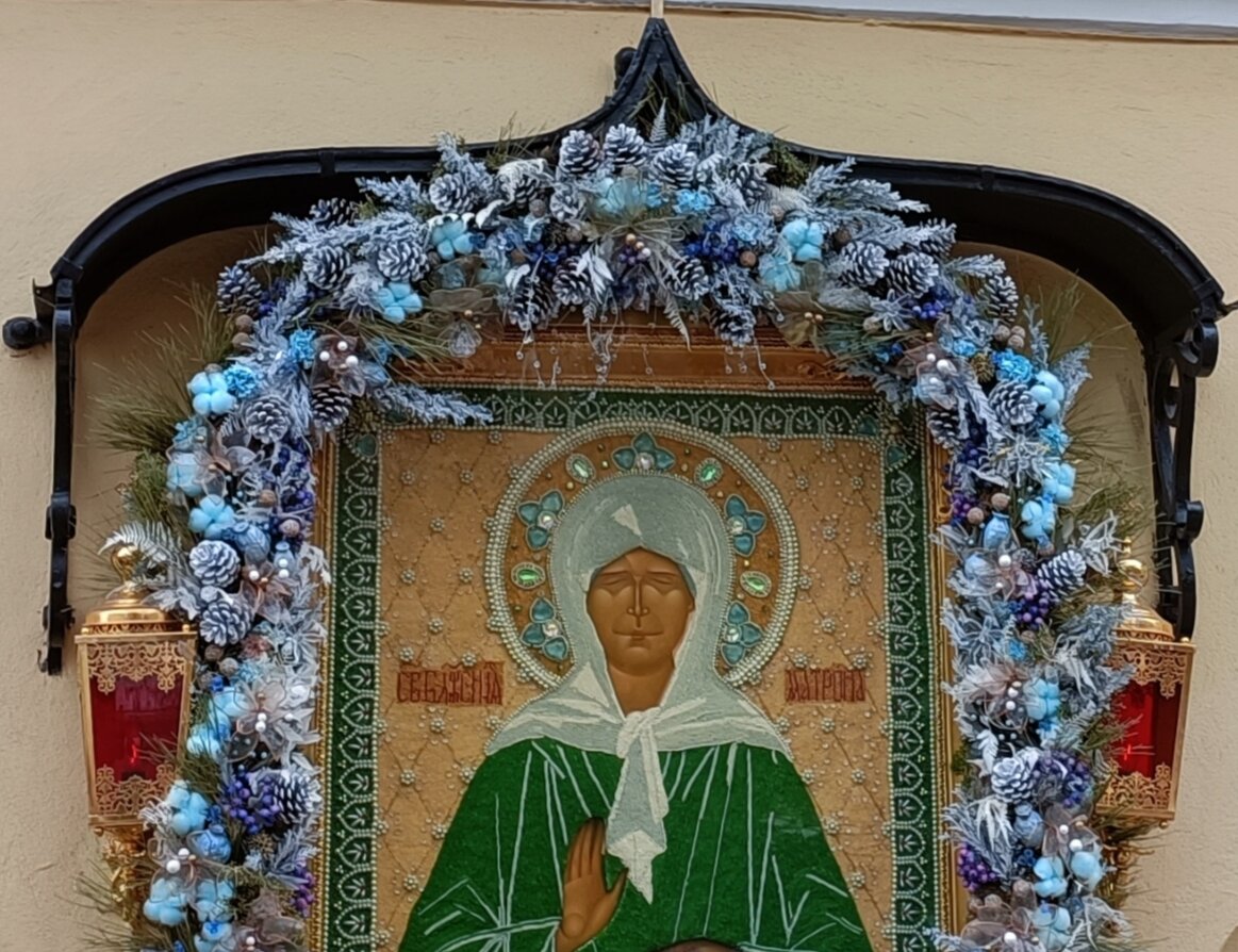 Икона святой Матронушки Московской