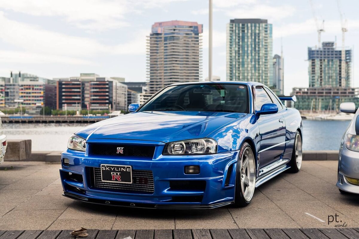 Nissan Skyline GTR r34 Blue