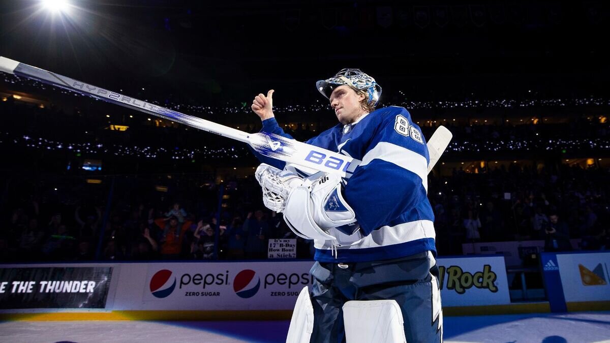    Голкипер "Тампа-Бэй Лайтнинг" Андрей Василевский© Фото : nhl.com/lightning