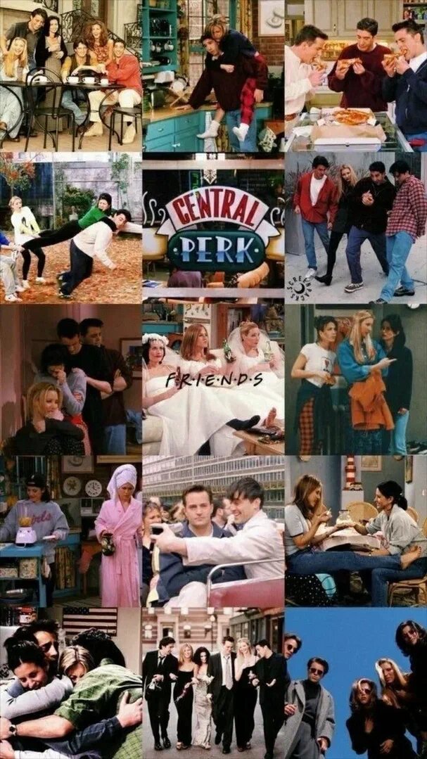 Кадры с сериала Друзья 