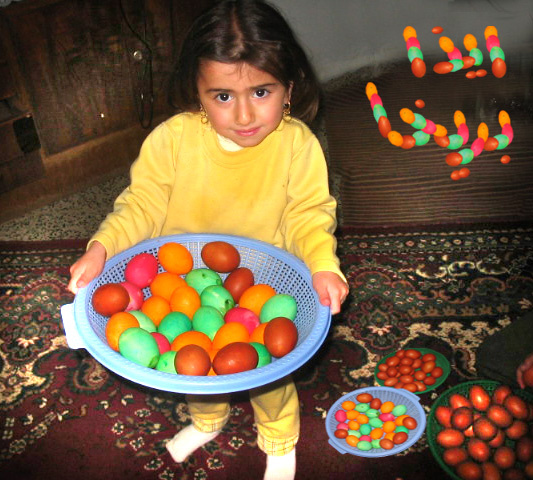 В семье езидов празднуют Новый год (фото из личного архива)