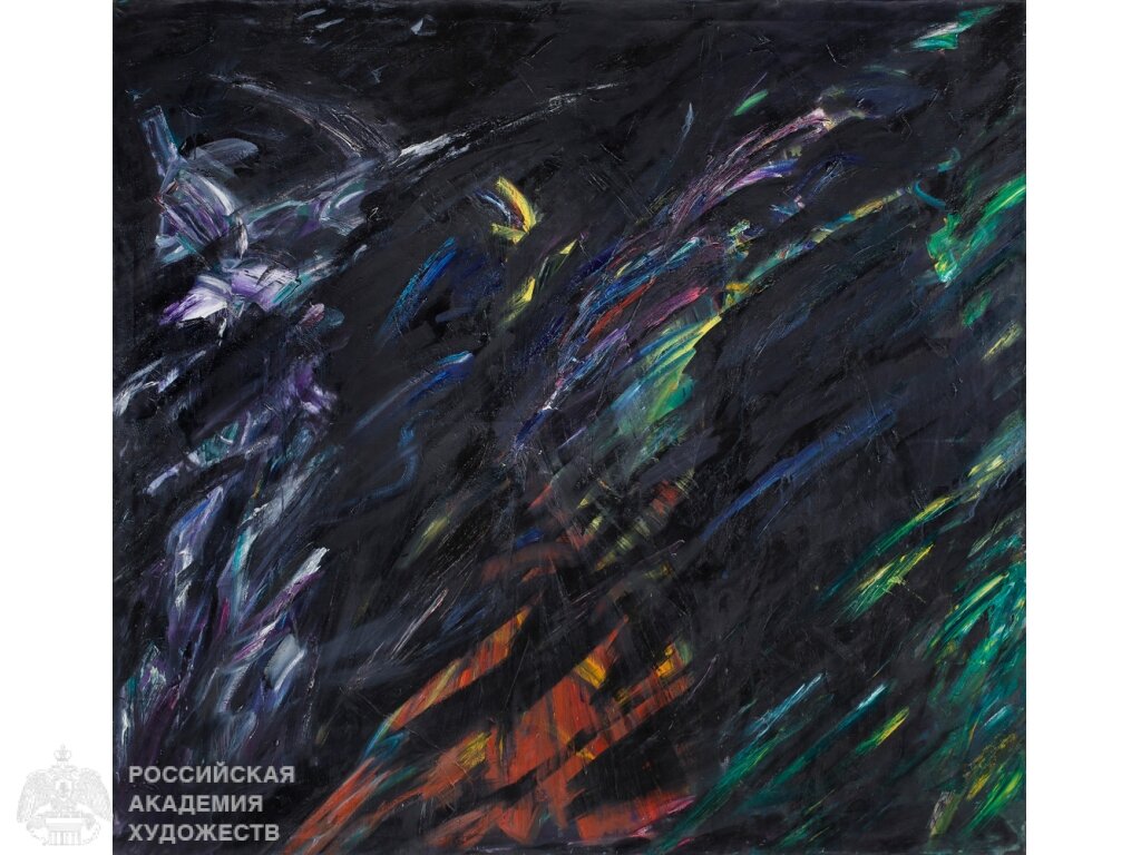 А.М. Бирштейн. Мои платья. 2015. Холст, масло. 150х160. Собственность автора.