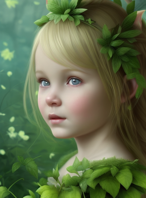 Моя младшая дочь в разных образах. Моё сотворчество с нейросетью.