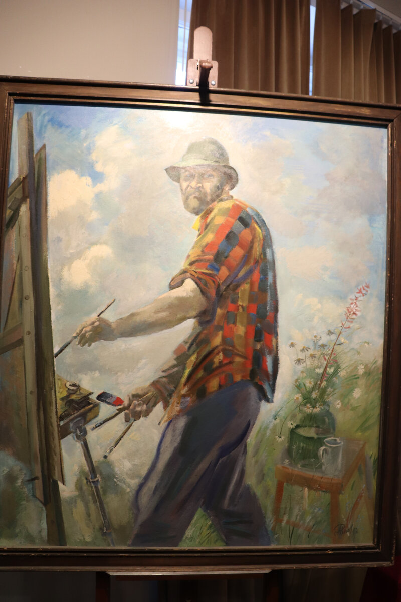 Автопортрет в выставки на Большой Морской