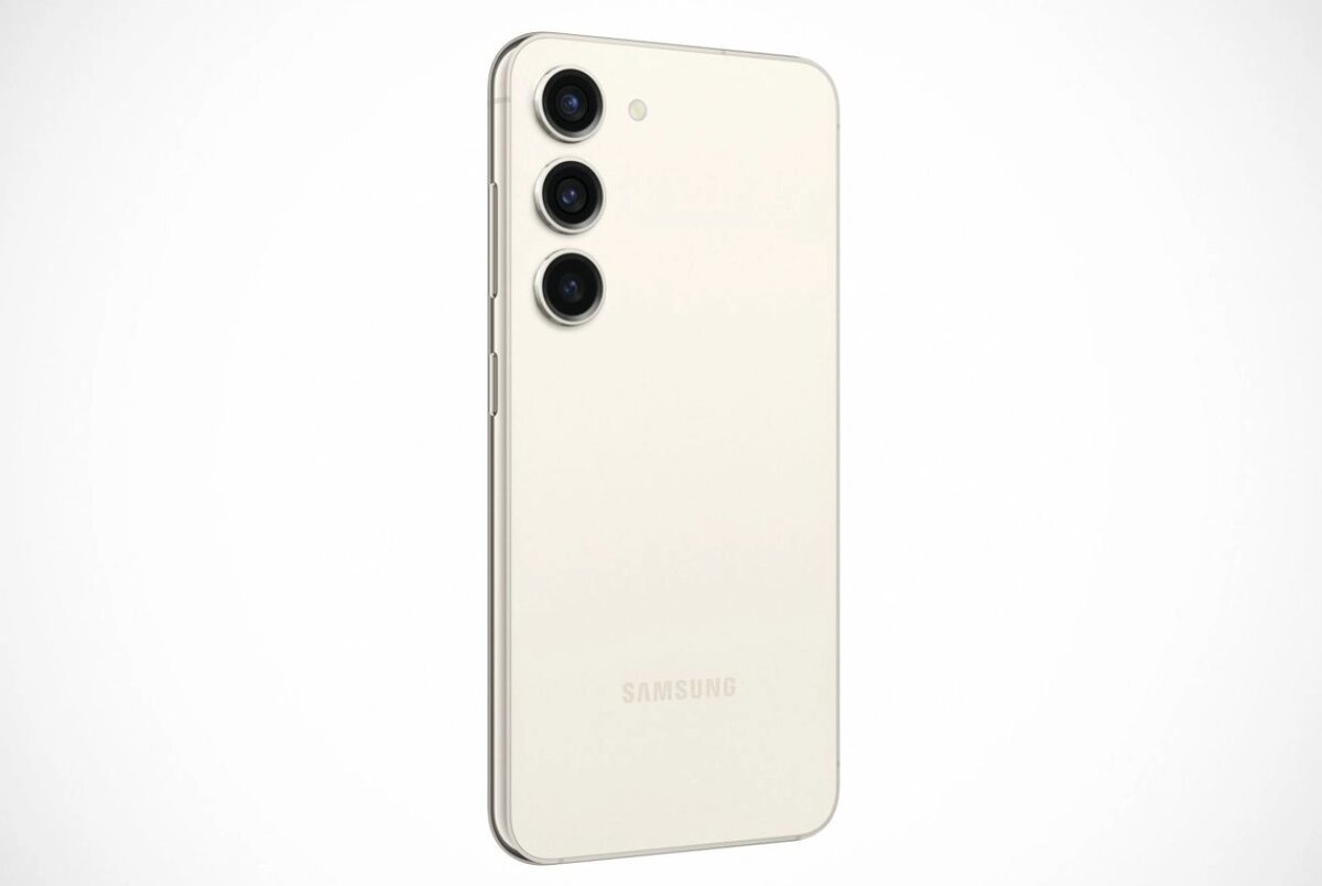 Galaxy S23 кремового цвета