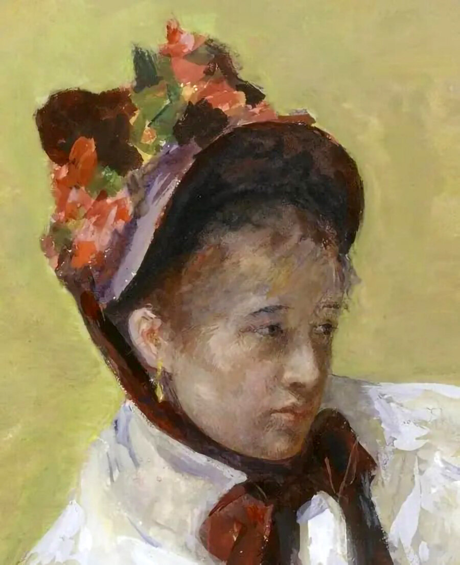 Мэри Кассат. Автопортрет.