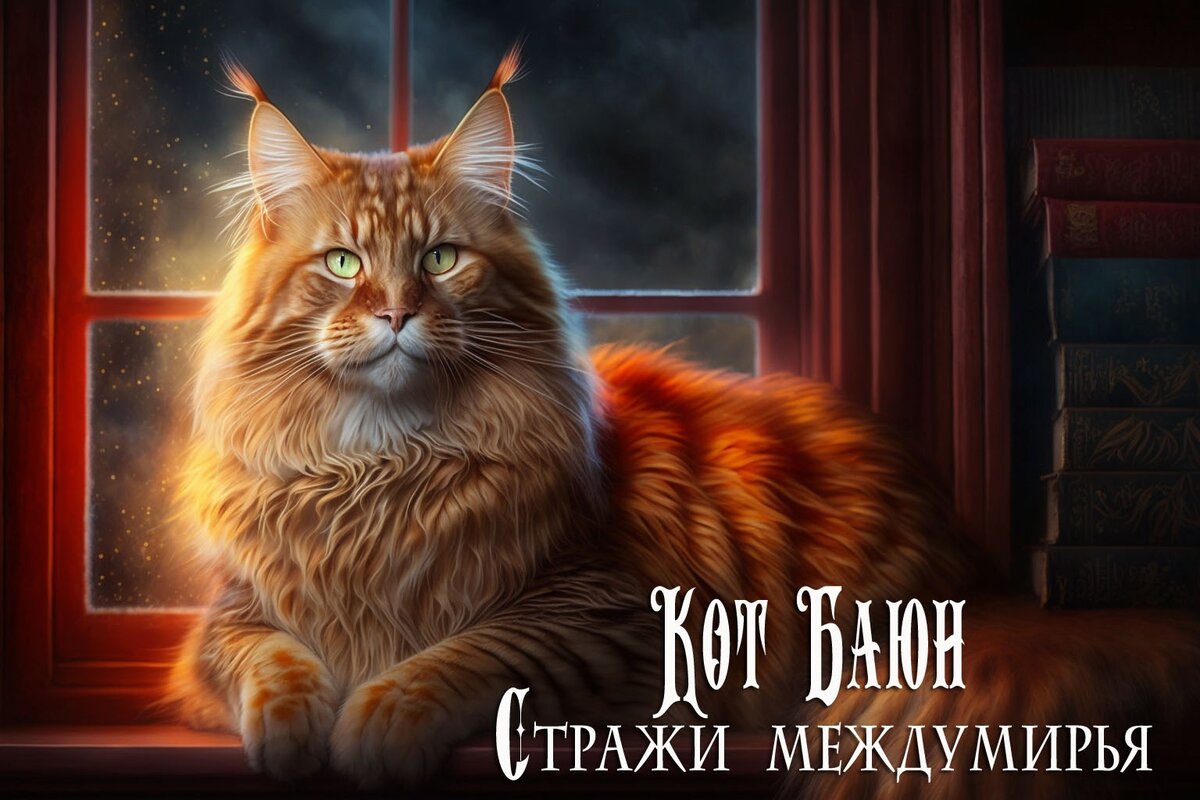 Ой оно само. Коты фэнтези. Кот Баюн. Кот Баюн рыжий. Кот Баюн игра.