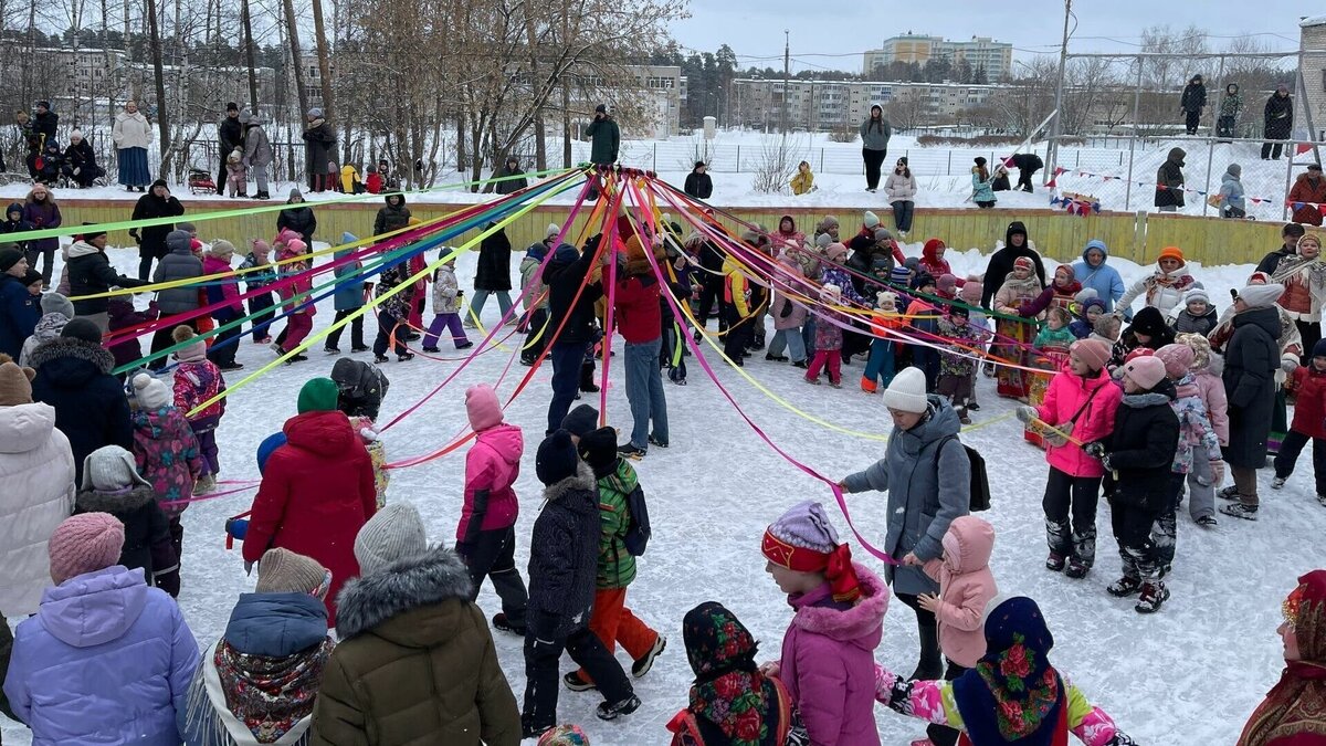 Праздник Масленицы в лесопарке Рязань