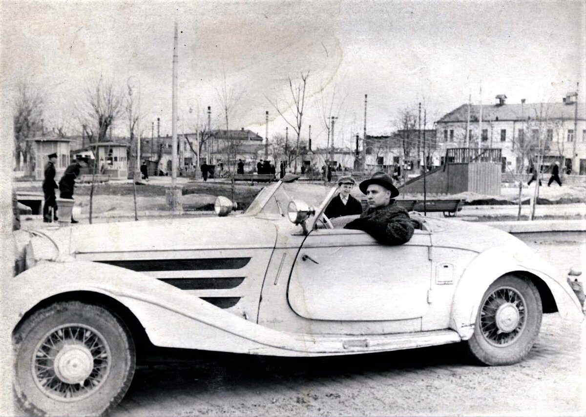 Mercedes-Benz 540k Special Roadster. Гитлер, Муссолини, Герринг и ветеринар  Попов В.В из Симферополя | Gaz 24 Official ☑️ | Дзен