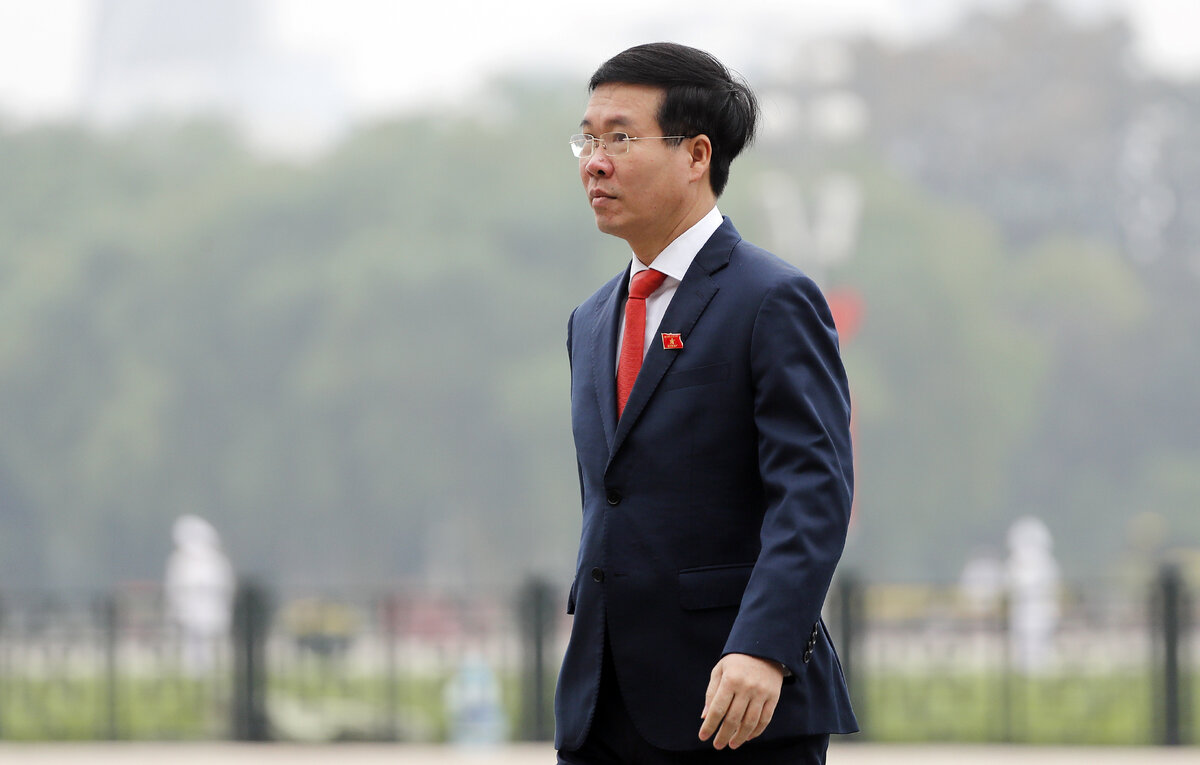    Избранный президент Вьетнама Во Ван Тхыонг  EPA-EFE/LUONG THAI LINH