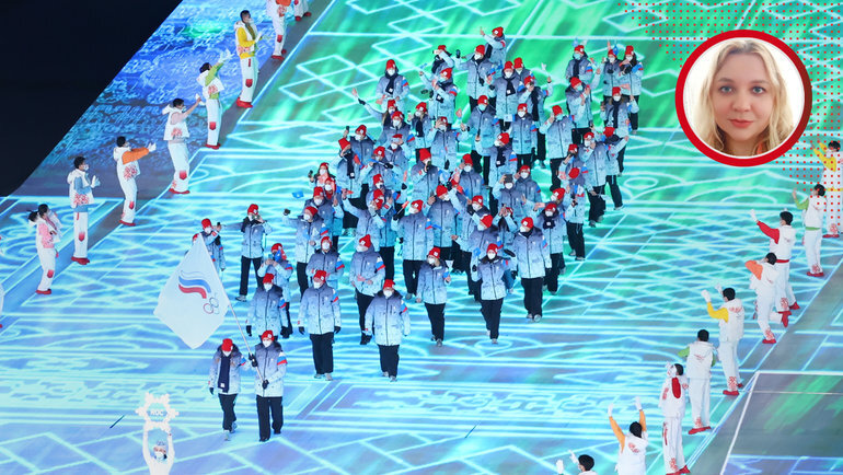    Команда ОКР на церемонии открытия Олимпийских игр в Пекине. Global Look Press