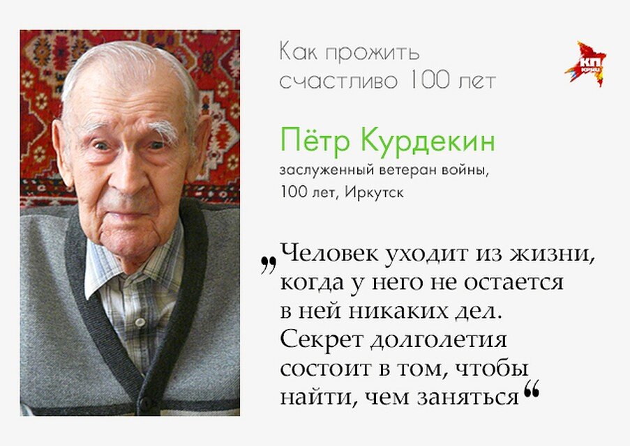 Как прожить до 100 лет проект