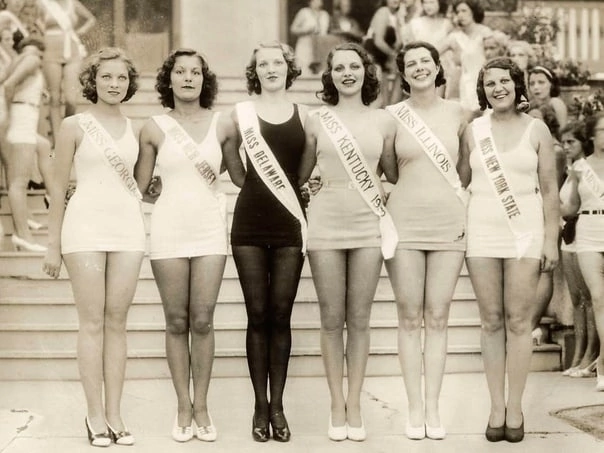 Участницы конкурса «Мисс Америка» 1935 года