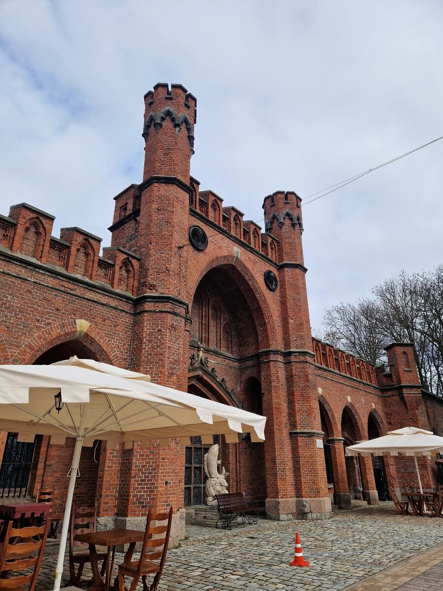 Росгартенские ворота. Калининград. Февраль 2023 года.