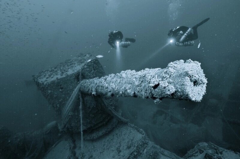 Артиллерийской вооружение на подводной лодке