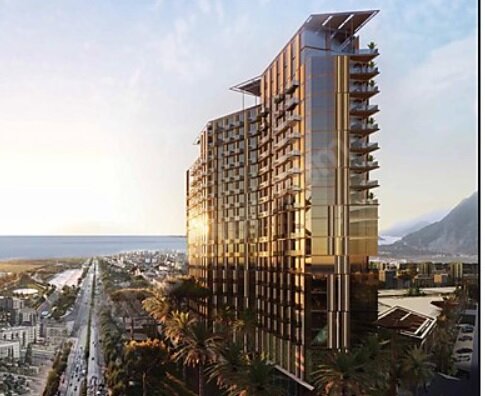 Новый жилой комплекс в Анталье на первой береговой линии.