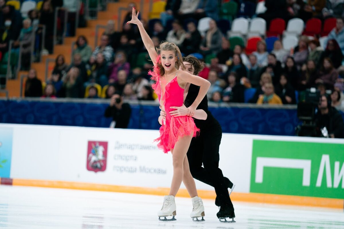 На фото: Василиса Кагановская и Валерий Ангелопол. Фото: Матч.ТВ