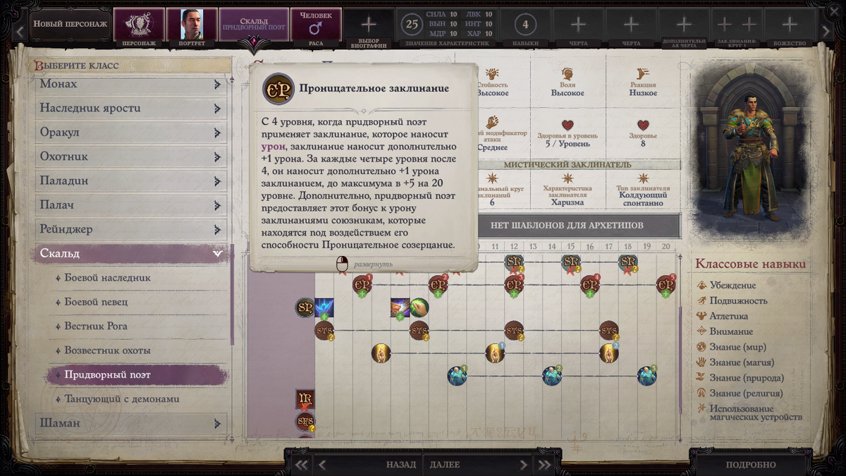 Придворный поэт незаменим в любой "магической" партии