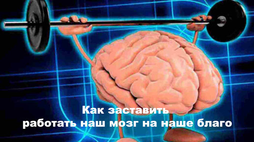 Как заставить работать наш мозг на наше благо