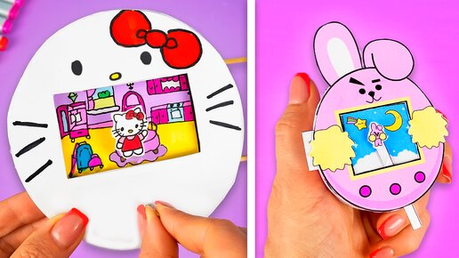 Вязаные игрушки: Hello Kitty, куклы, мишки, зайк