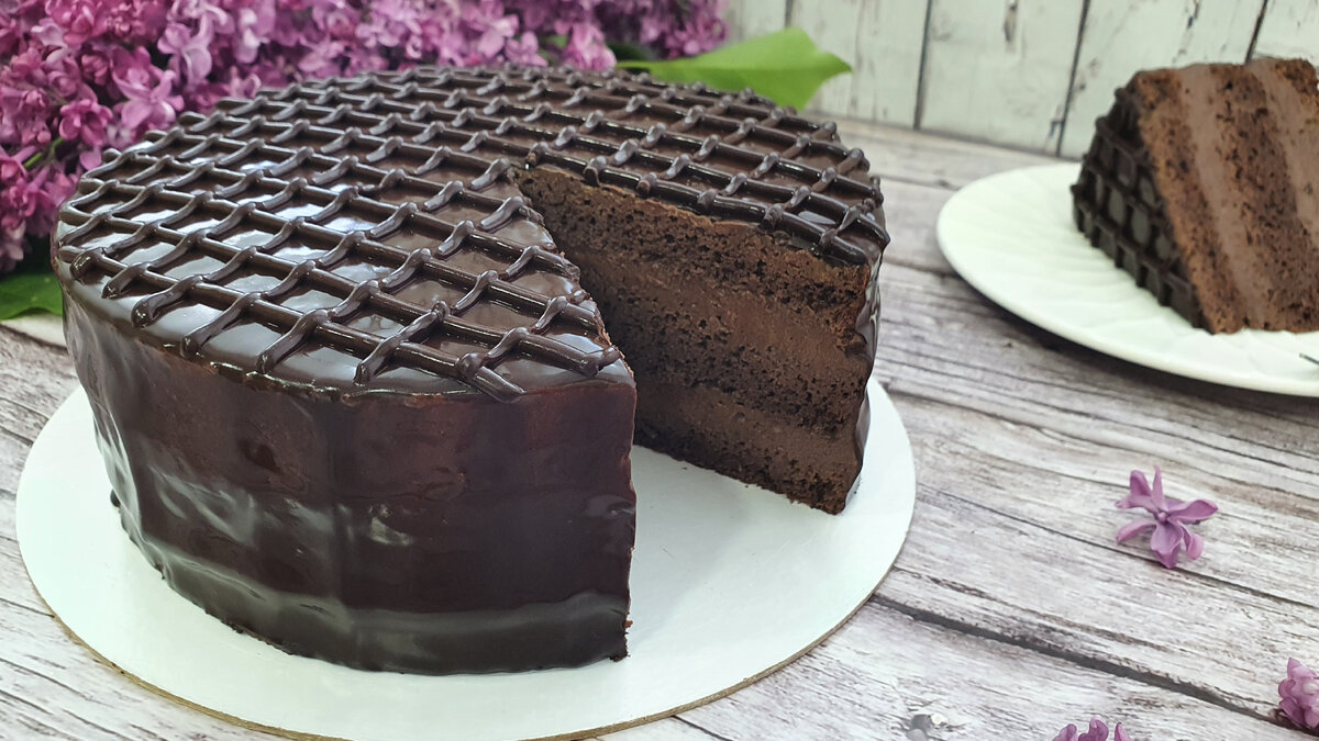 Торт домашний шоколадный калорийность