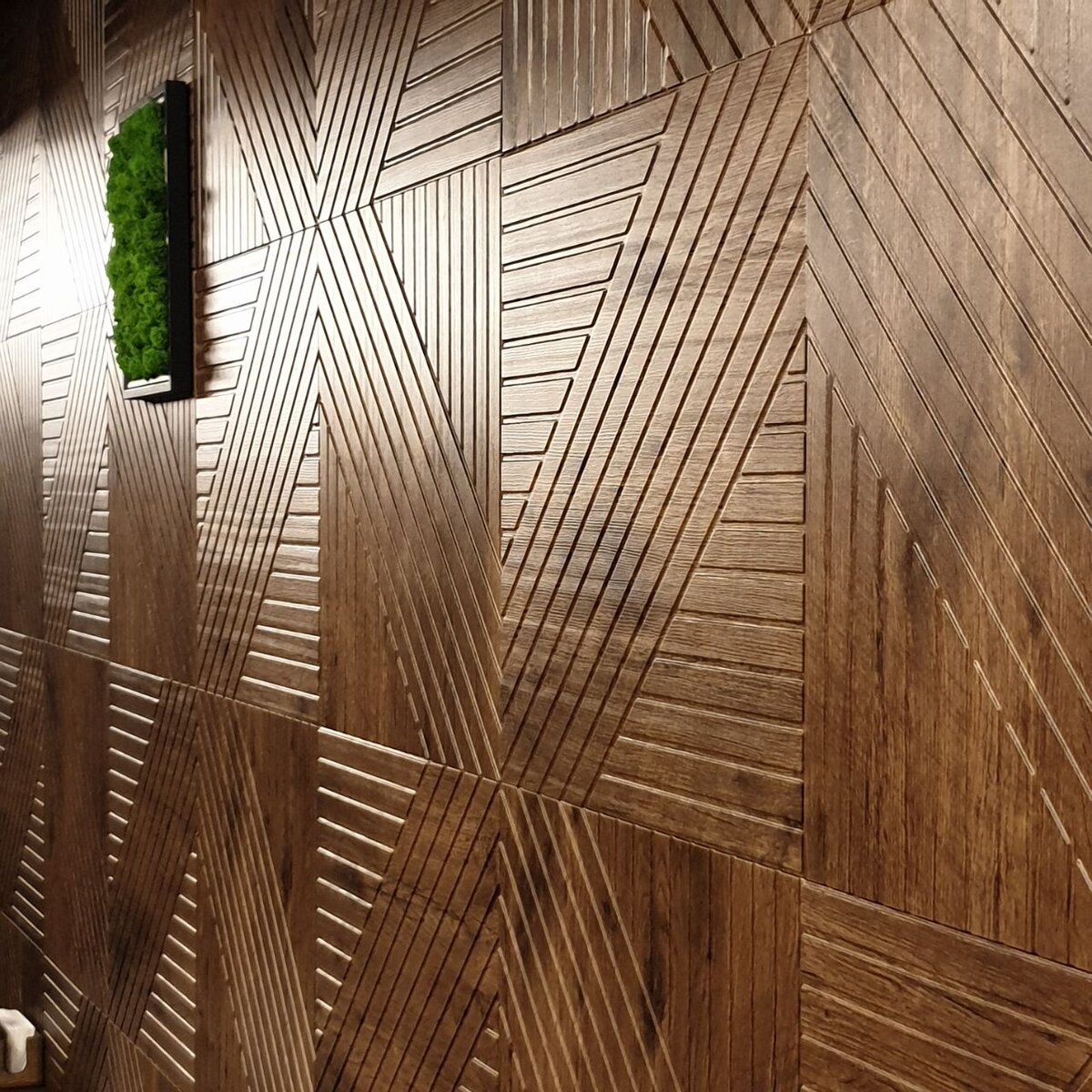 Фрезерованные МДФ панели в ламинации