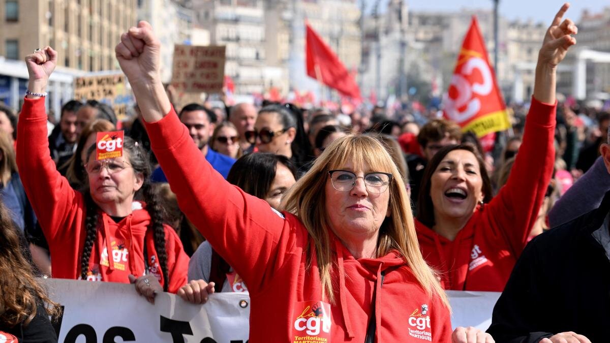    Протесты во Франции:Nicolas Tucat/AFP via Getty Images