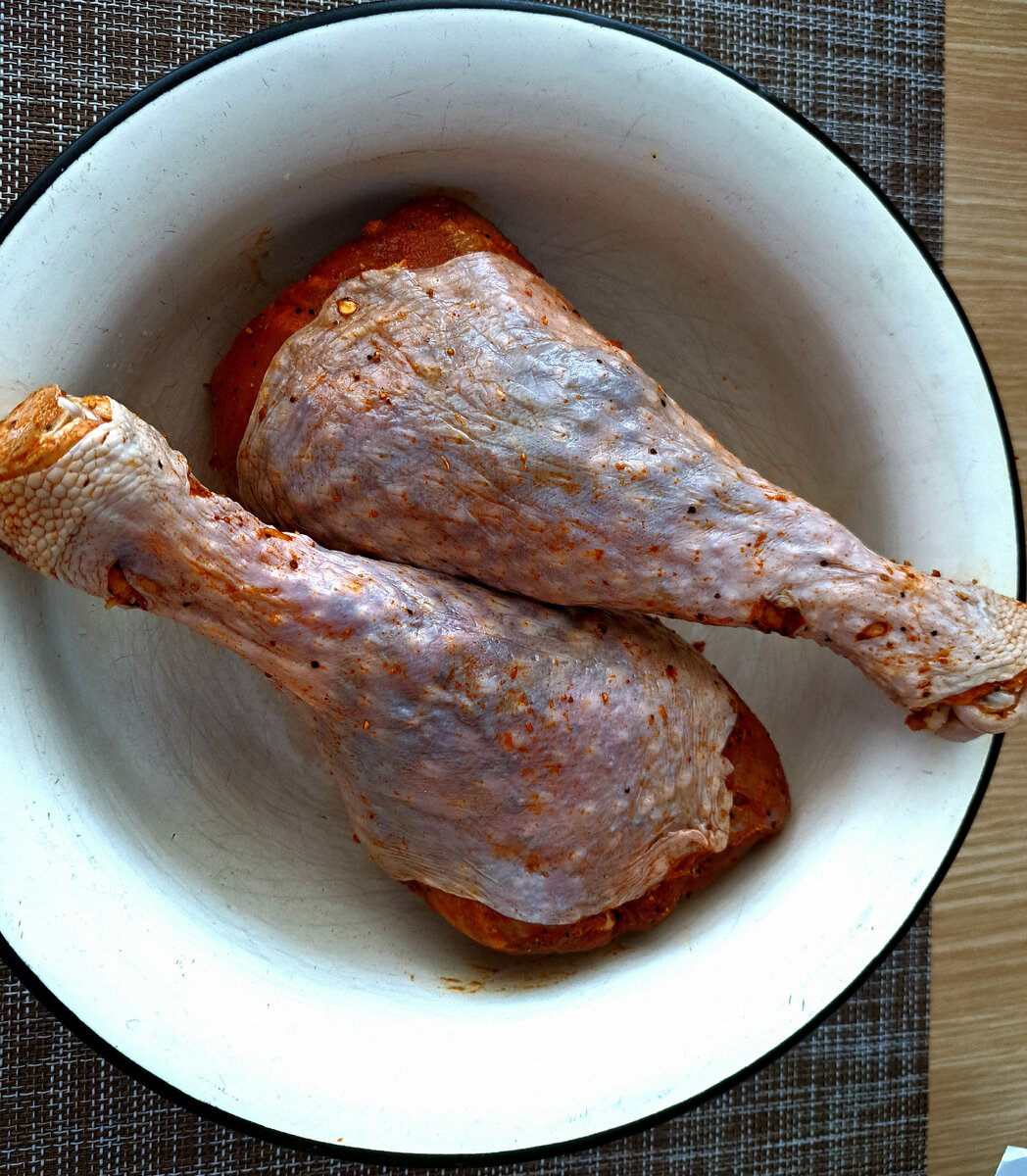 Голень с маринадом. Фото автора статьи