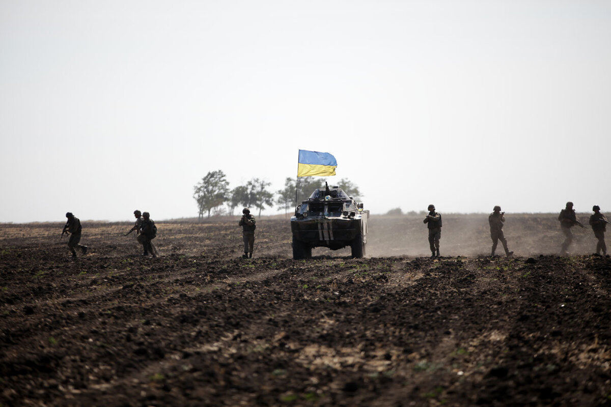 Солдаты ВСУ на востоке Украины