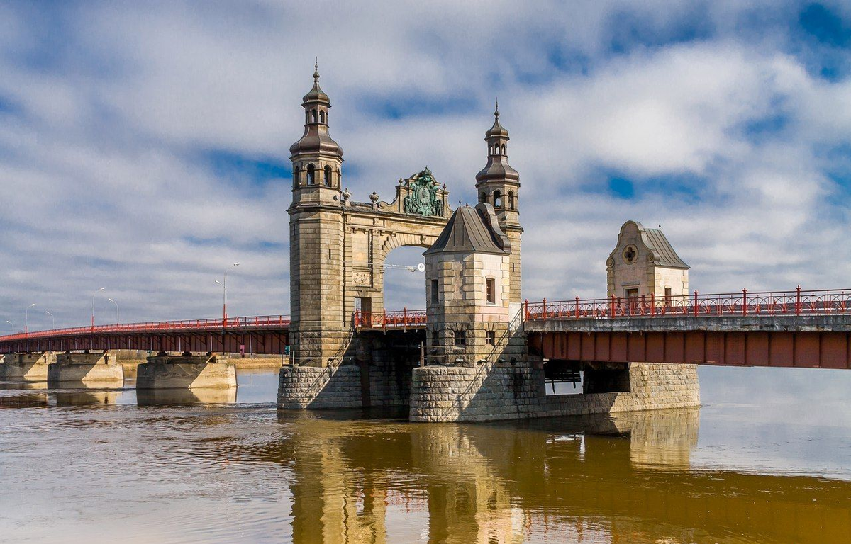 Мост в Калининградской области Королева Луиза