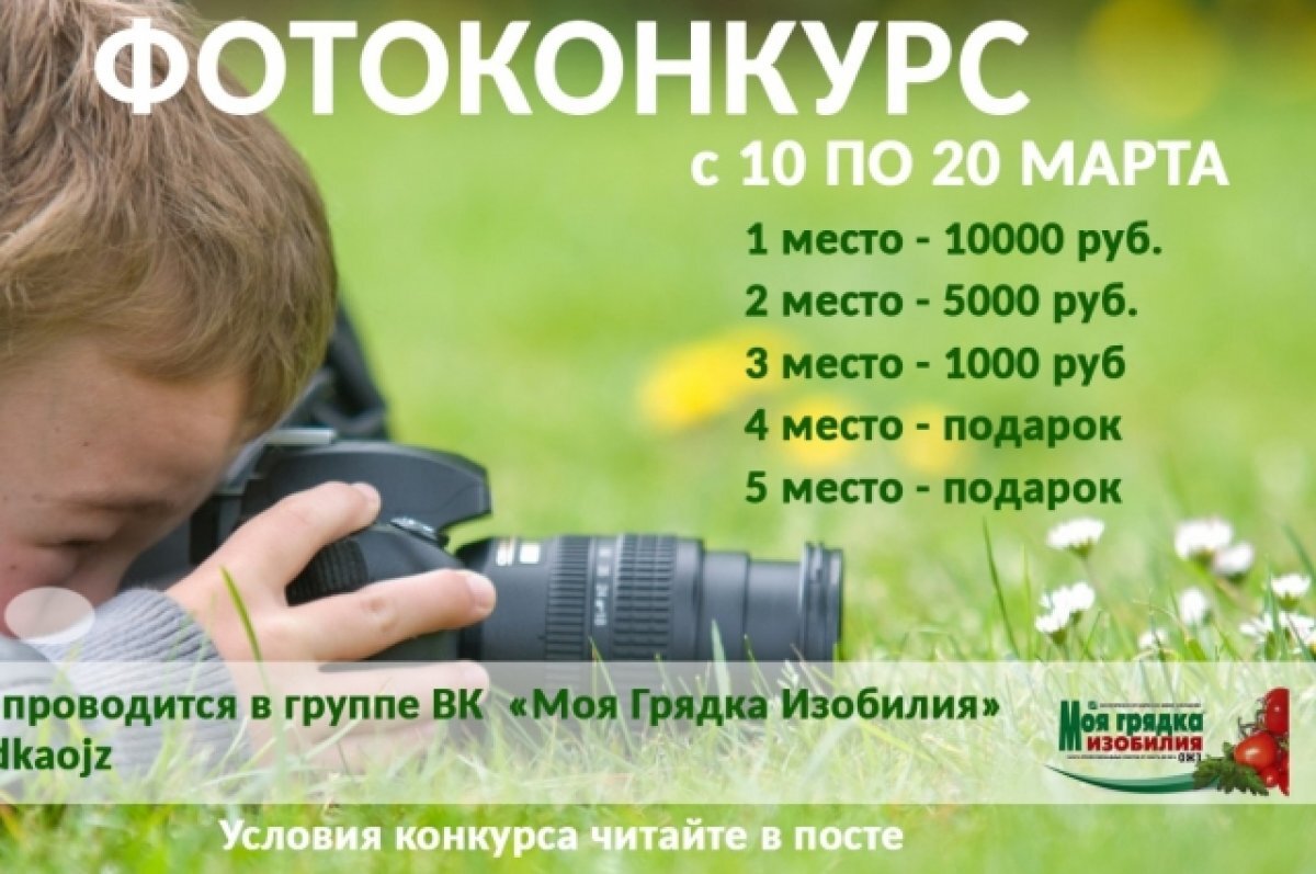 Сайт фотоконкурсов. Весенний фотоконкурс. Набор в весеннюю группу.