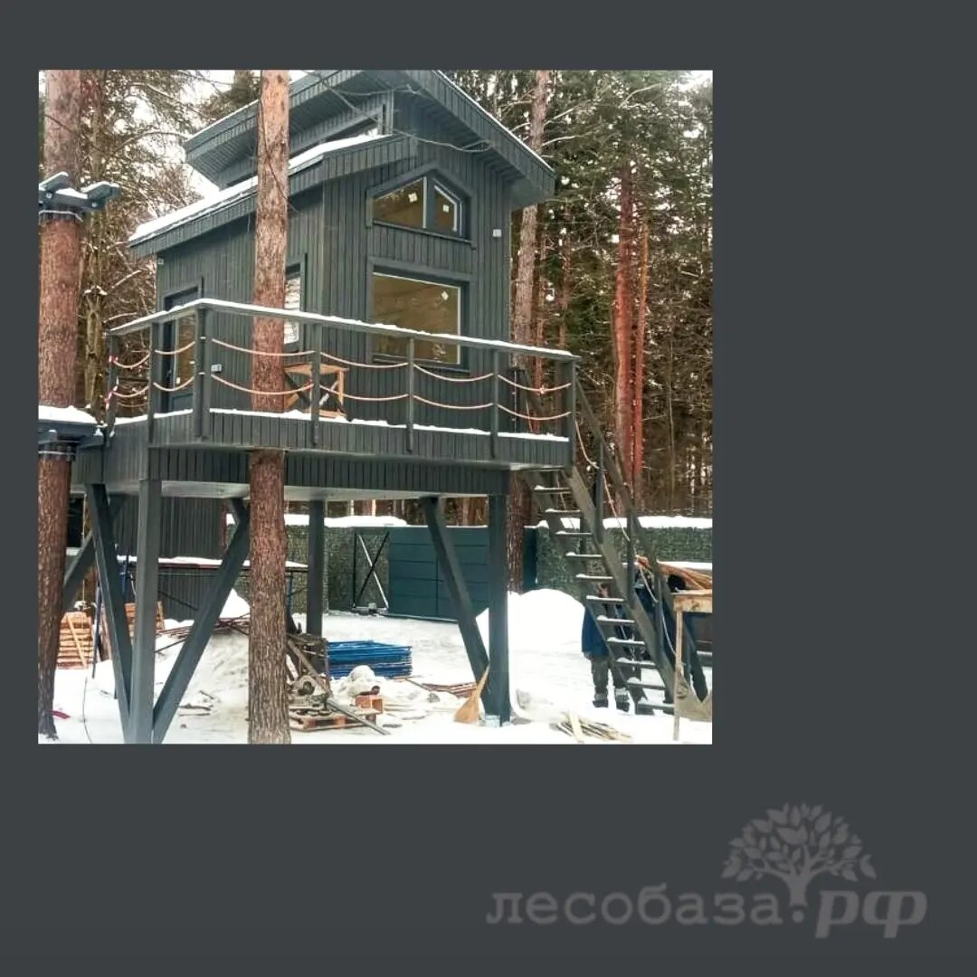 Построили домик на дереве | Лесобаза.рф - PRO свой дом! | Дзен