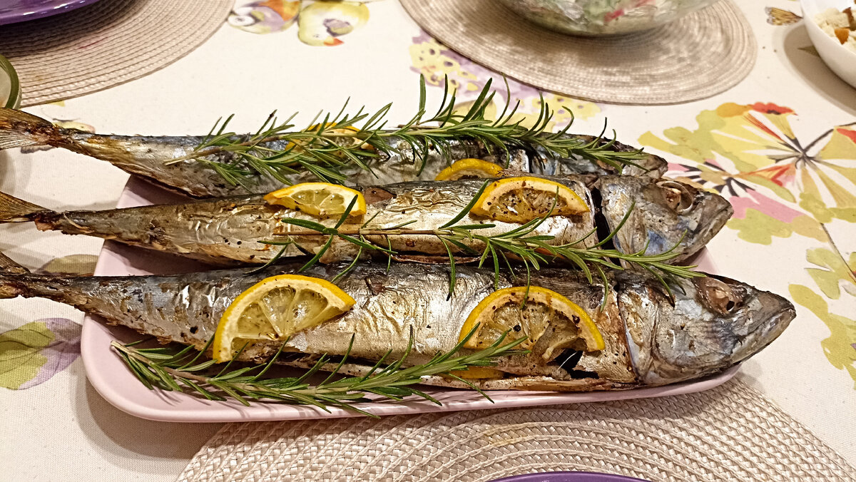 Очень красивая скумбрия от Оли З. Рыба тоже является источником железа! 