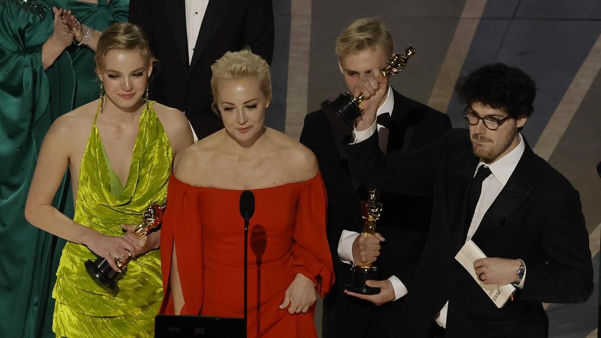    Слева направо: Дарья, Юлия и Захар Навальные, Дэниел Роэр:Kevin Winter / Getty Images