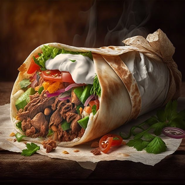 Шаурма домашнего приготовления