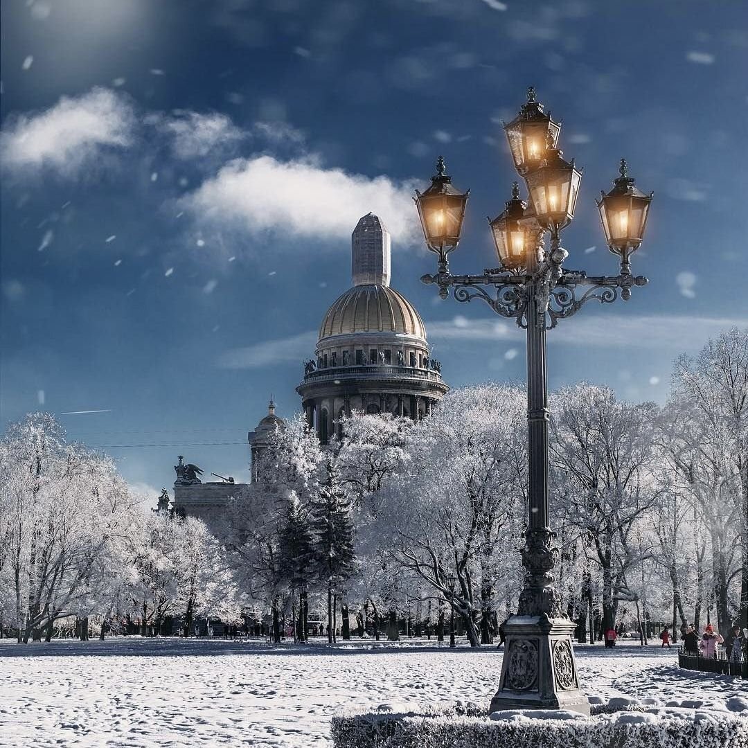 зима санкт петербург где