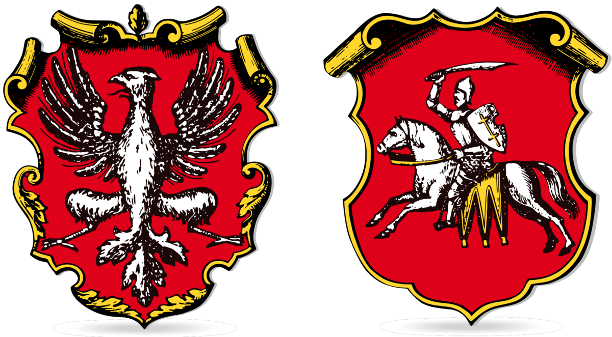 Воеводство Подляшское, герб. Из гербовника Каспера Несецкого. Издание 1839 года.