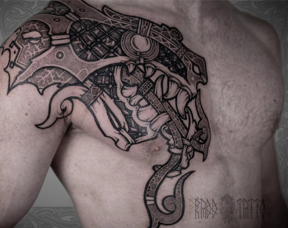 Татуировка, выполненная тату мастером Виталием Кравченко