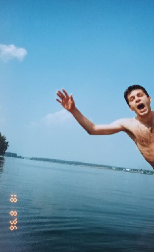 Денис на яхте.