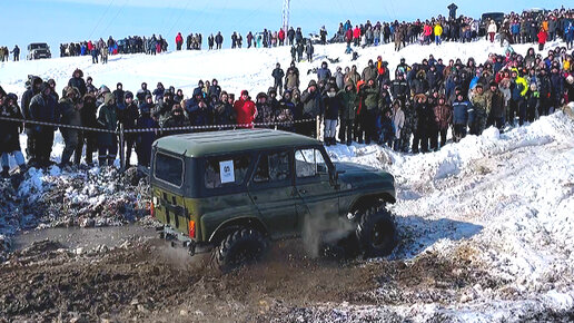 УАЗ на тракторной резине не смог ехать как Toyota LC 105, JEEP Cherokee и даже как НИВА