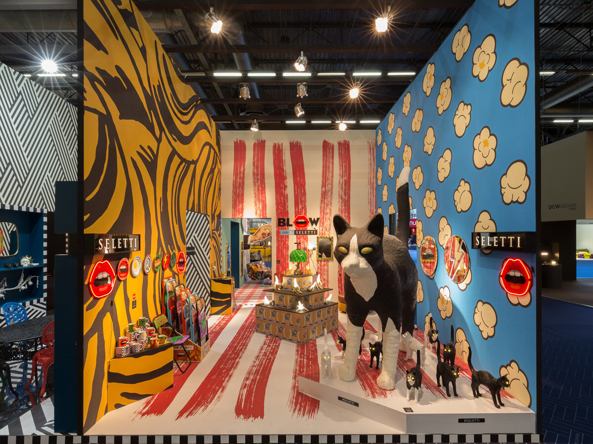 Стенд Seletti на Maison & Objet 2018.